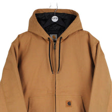 Load image into Gallery viewer, Hooded Reworked Jacket Tan
