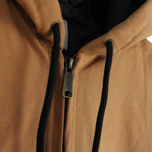 Load image into Gallery viewer, Hooded Reworked Jacket Tan