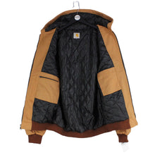 Load image into Gallery viewer, Hooded Reworked Jacket Tan