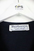 Load image into Gallery viewer, Vintage 90s BURBERRY Knit Sweatshirt Navy | Large