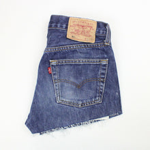 Load image into Gallery viewer, Womens LEVIS 501 Shorts Dark Blue | W28