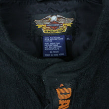 Load image into Gallery viewer, Vintage HARLEY DAVIDSON Fleece Vest Black | XL