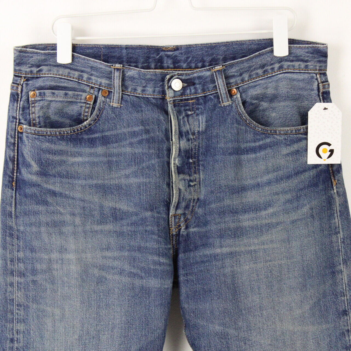 LEVIS 501 Jeans Mid Blue | W33 L34 – GPS Vintage