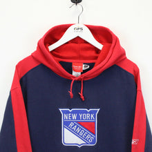 Load image into Gallery viewer, NHL REEBOK New York RANGERS Hoodie Navy Blue | XL