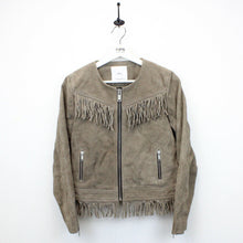 Load image into Gallery viewer, Womens MANGO Suede Jacket Beige | XS