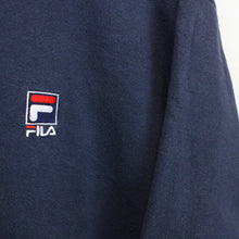 Load image into Gallery viewer, FILA 00s Sweatshirt Navy Blue | Small