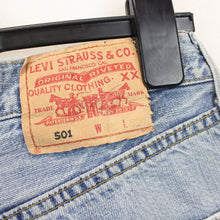 Load image into Gallery viewer, Womens LEVIS 501 Shorts Light Blue | W28
