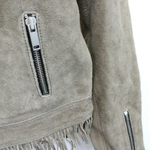 Load image into Gallery viewer, Womens MANGO Suede Jacket Beige | XS