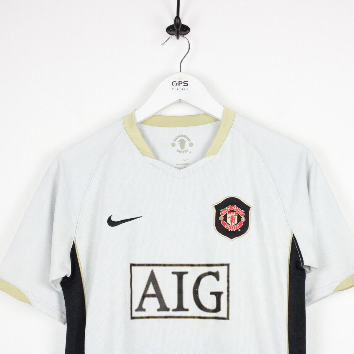 Nike Manchester United 09/10 AIG Football Training Pullover Size Large |  eBay