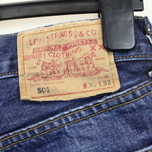 Load image into Gallery viewer, Womens LEVIS 501 Shorts Dark Blue | W28