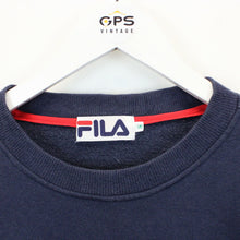 Load image into Gallery viewer, FILA 00s Sweatshirt Navy Blue | Small