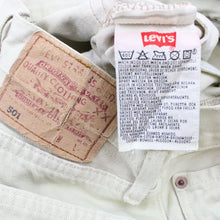 Load image into Gallery viewer, Womens LEVIS 501 Jeans Beige | W26 L32