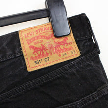 Load image into Gallery viewer, LEVIS 501 CT Jeans Black Charcoal | W34 L32