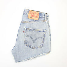 Load image into Gallery viewer, Womens LEVIS 501 Shorts Light Blue | W28