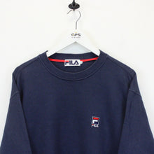 Load image into Gallery viewer, FILA 00s Sweatshirt Navy Blue | Small