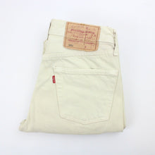 Load image into Gallery viewer, Womens LEVIS 501 Jeans Beige | W26 L32
