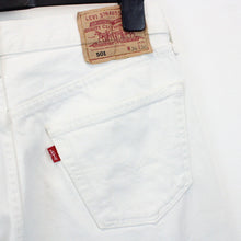 Load image into Gallery viewer, LEVIS 501 Jeans White | W33 L36