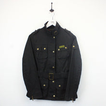Load image into Gallery viewer, Womens BARBOUR International Waxed Jacket Black | XS