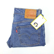 Load image into Gallery viewer, Womens LEVIS 501 Big E Jeans Mid Blue | W29 L28