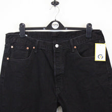 Load image into Gallery viewer, Womens LEVIS 501 Jeans Black | W38 L26
