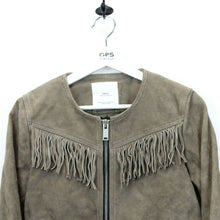 Load image into Gallery viewer, Womens MANGO Suede Jacket Beige | XS