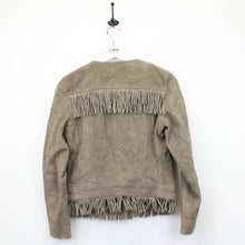 Load image into Gallery viewer, Womens MANGO Suede Jacket Beige | XS