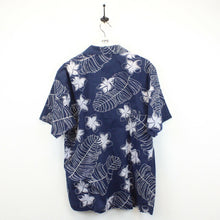 Load image into Gallery viewer, 90s Hawaiian Shirt Navy Blue | Large