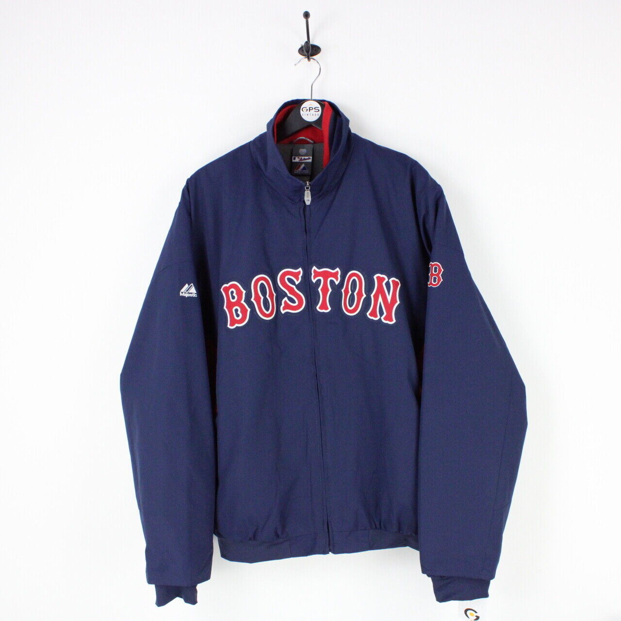 Mens MLB BOSTON RED SOX Jacket Navy Blue | Large – GPS Vintage