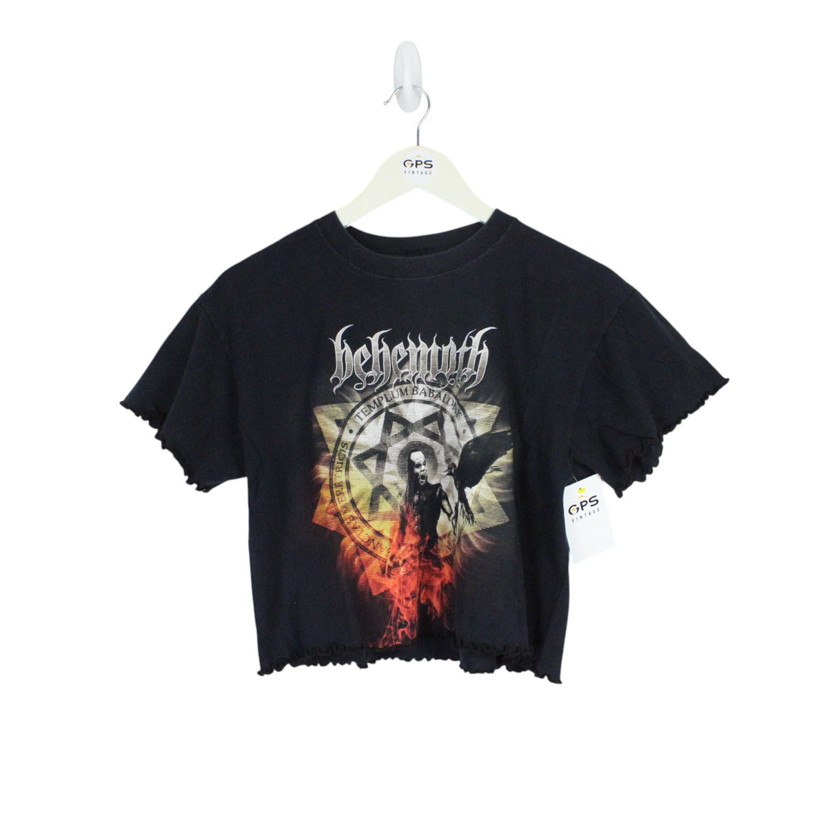 BEHEMOTH Reworked Cropped T-Shirt | Large