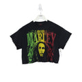 BOB MARLEY Reworked Cropped T-Shirt | Medium