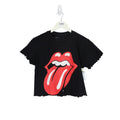 THE ROLLING STONES Reworked Cropped T-Shirt | Small