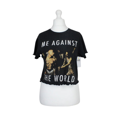 2PAC Reworked Cropped T-Shirt | Medium