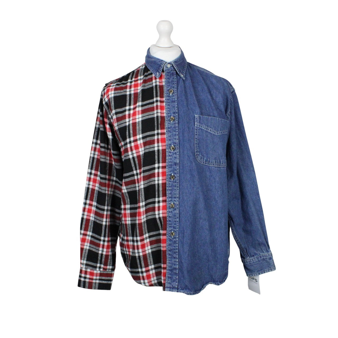 DENIM x FLANNEL Reworked Shirt | XL