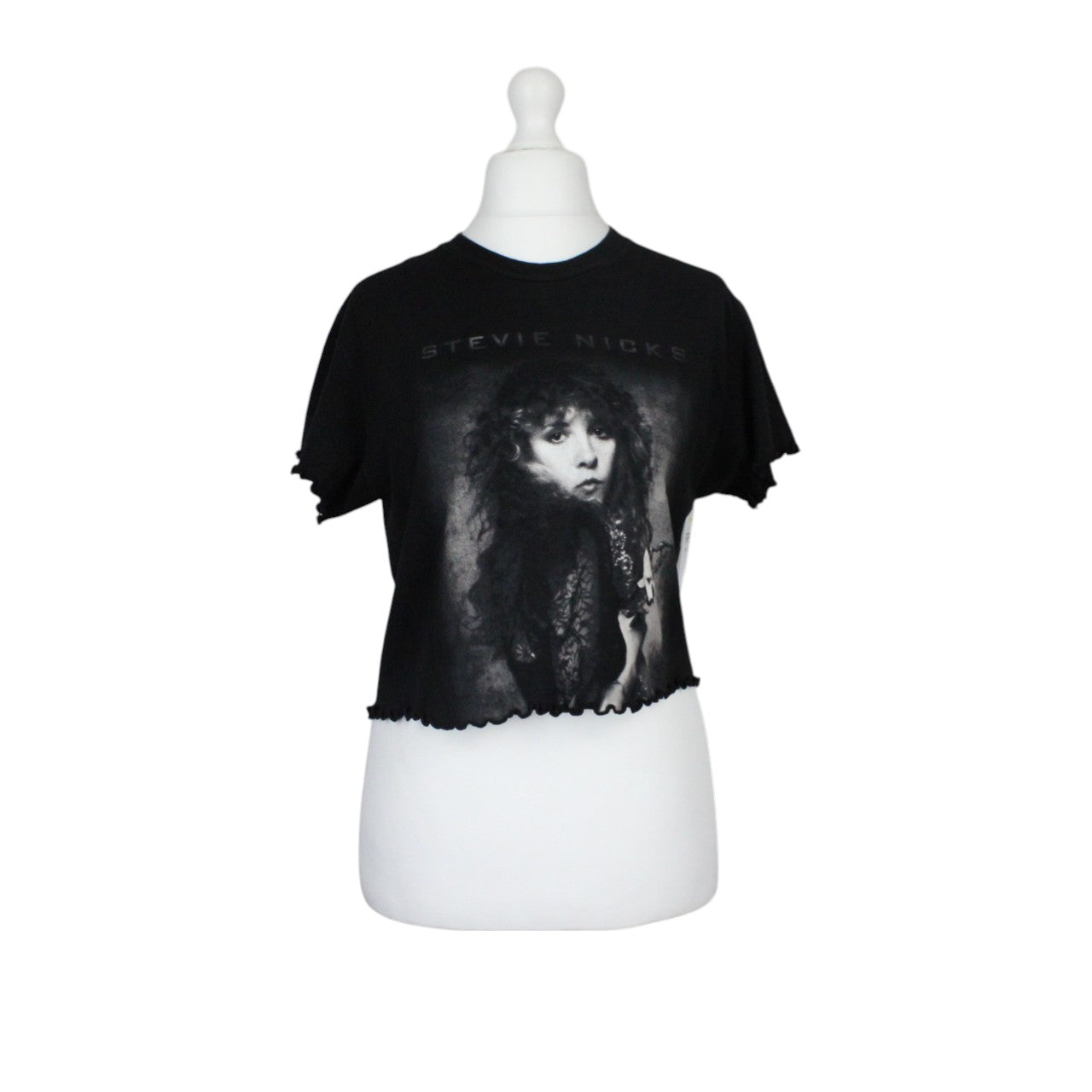 STEVIE NICKS Reworked Cropped T-Shirt | Medium