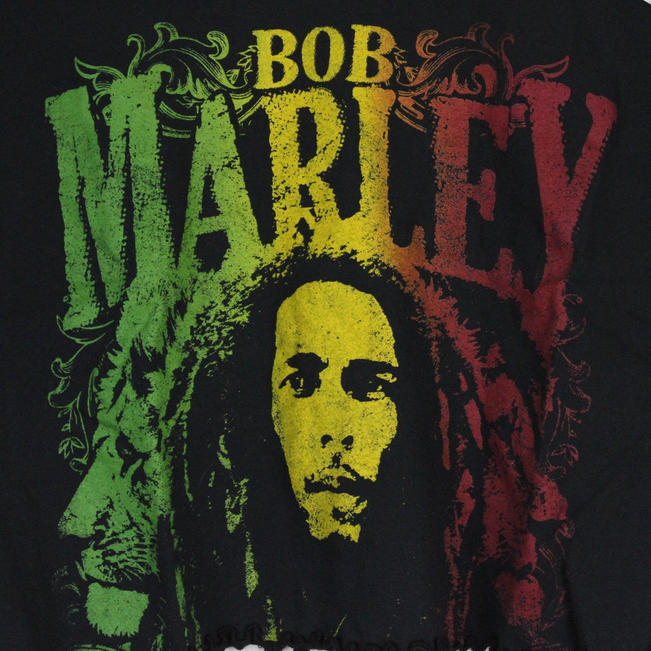 BOB MARLEY Reworked Cropped T-Shirt | Medium