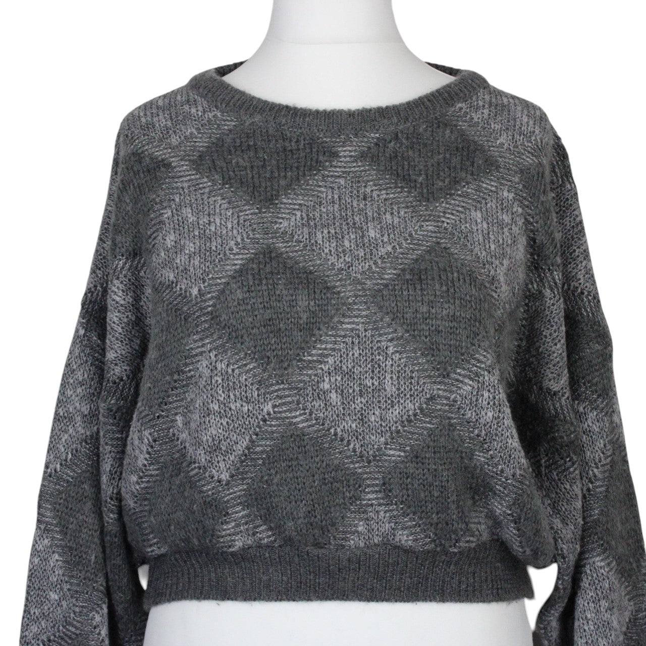 CROP KNIT Reworked Jumper | Medium