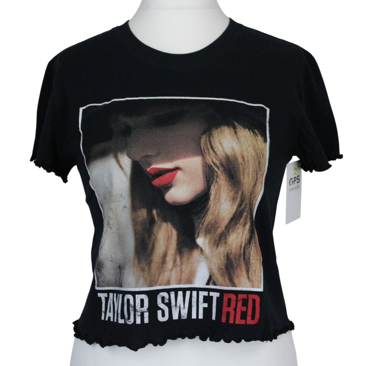 TAYLOR SWIFT Reworked Cropped T-Shirt | Medium