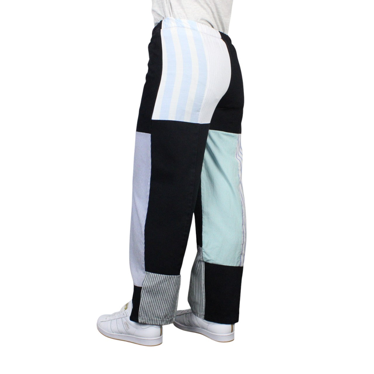 DENIM x STRIPED Reworked Trousers | S/M