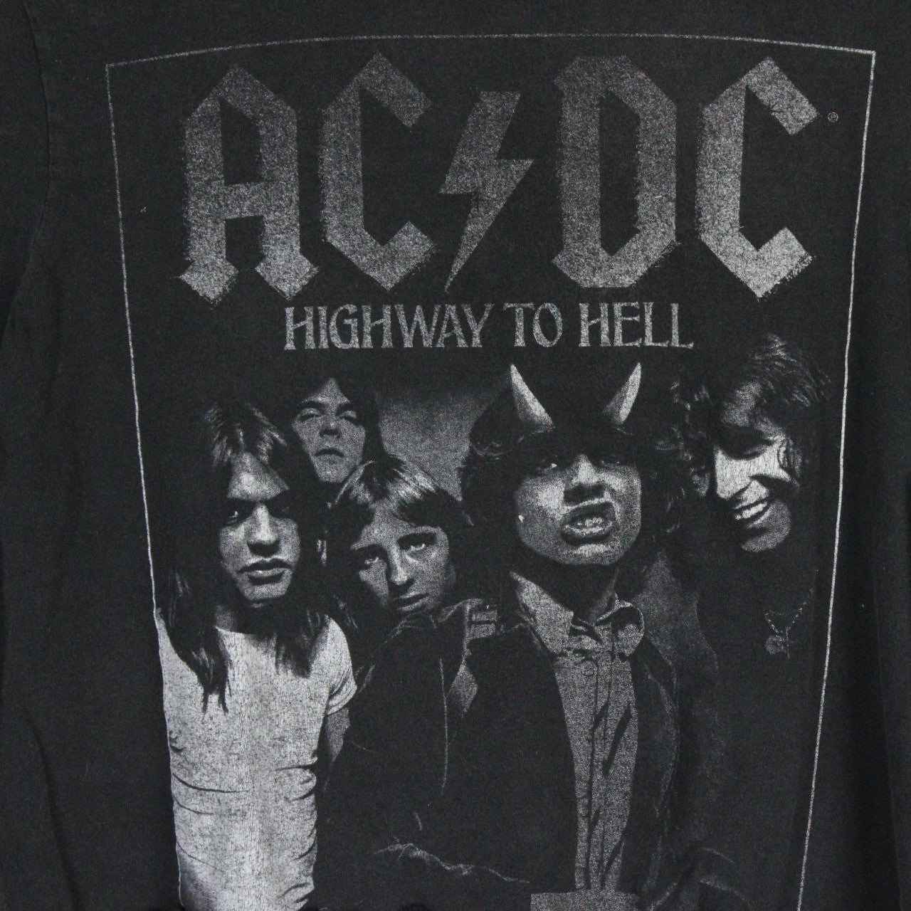 AC/DC Reworked Cropped T-Shirt | Small
