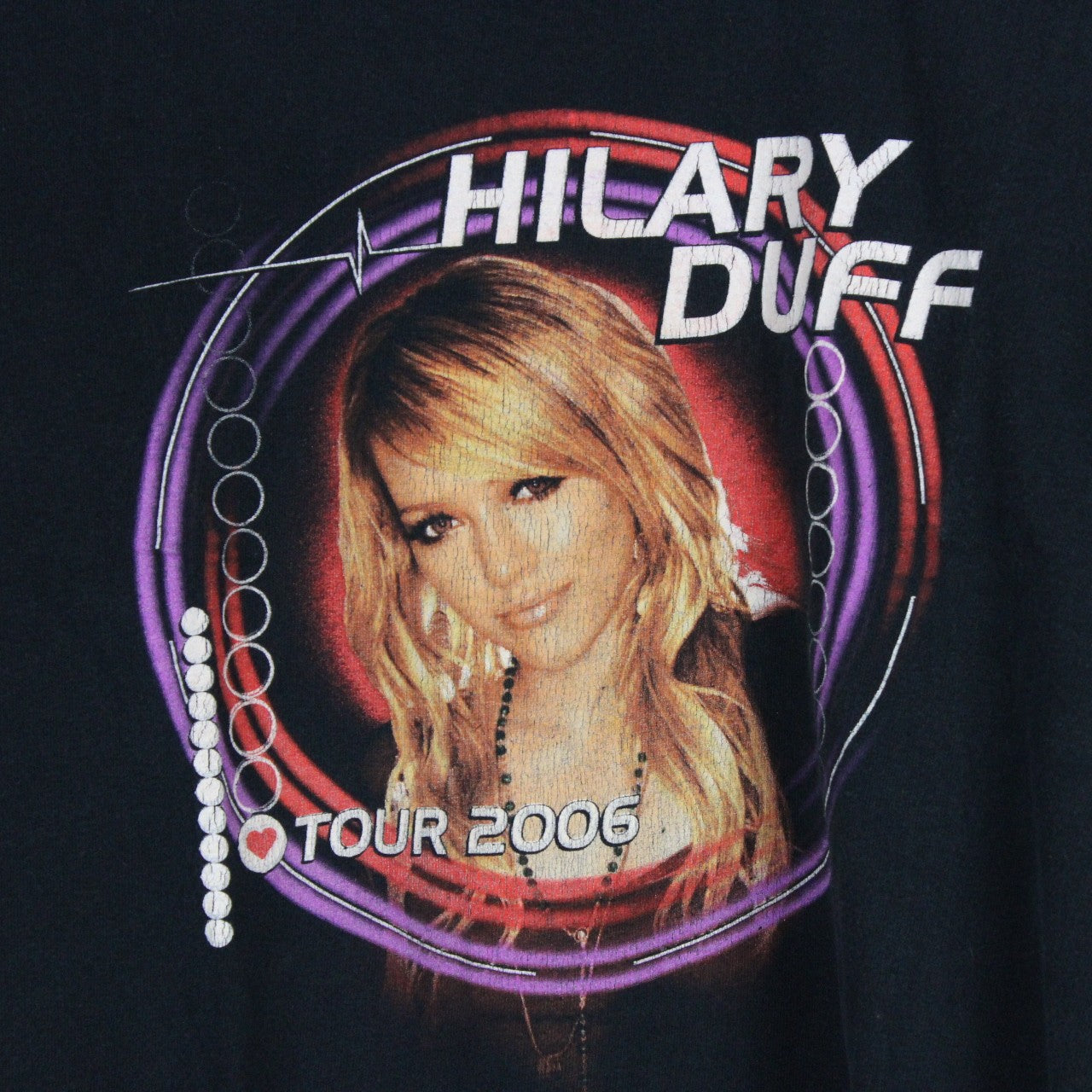 HILARY DUFF Reworked Cropped T-Shirt | Medium