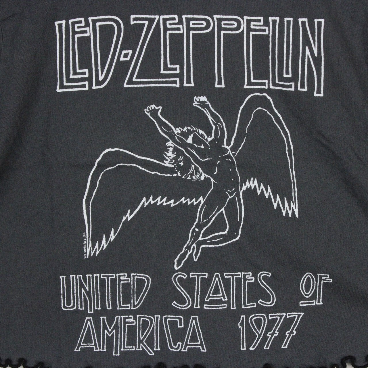 LED ZEPPELIN Reworked Cropped T-Shirt | Large