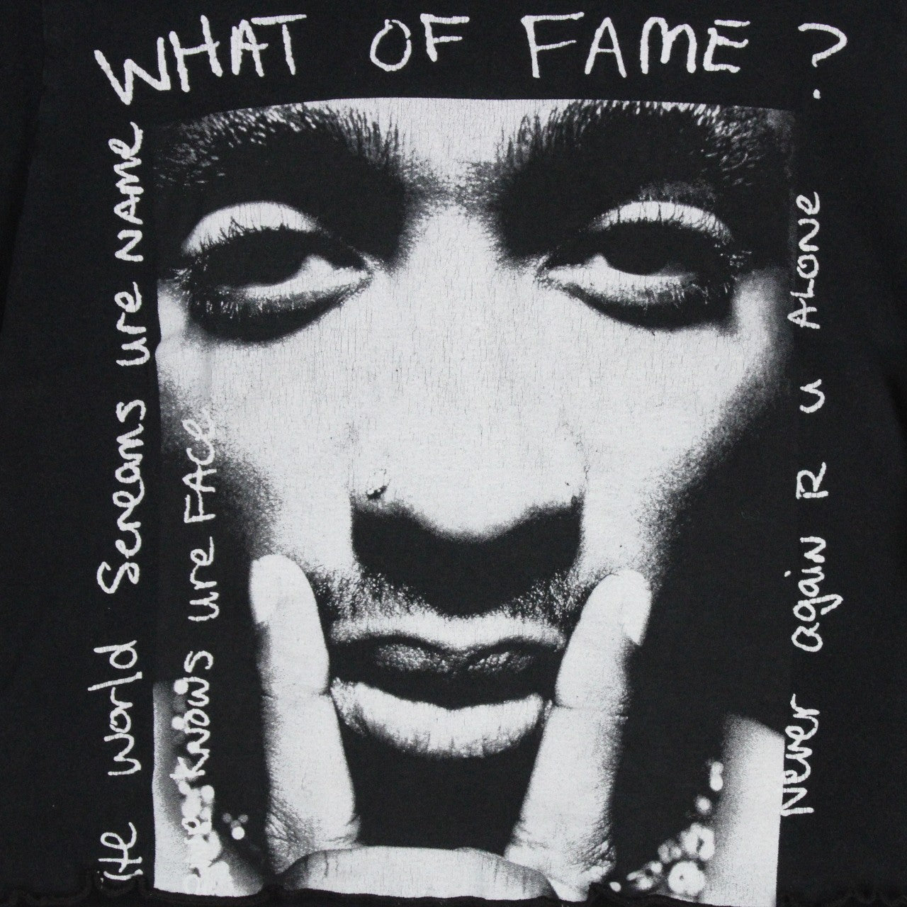 2PAC Reworked Cropped T-Shirt | Medium