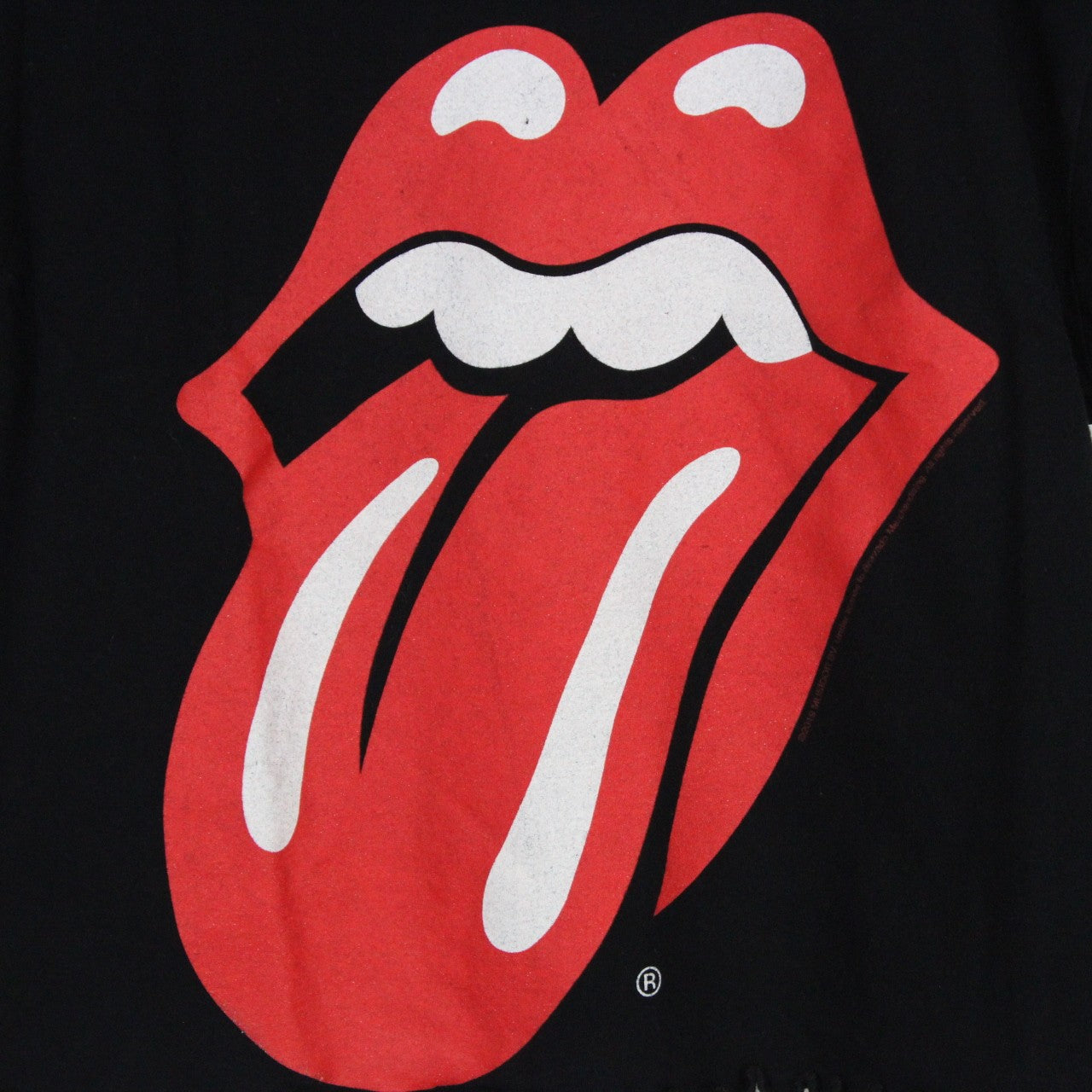 THE ROLLING STONES Reworked Cropped T-Shirt | Small