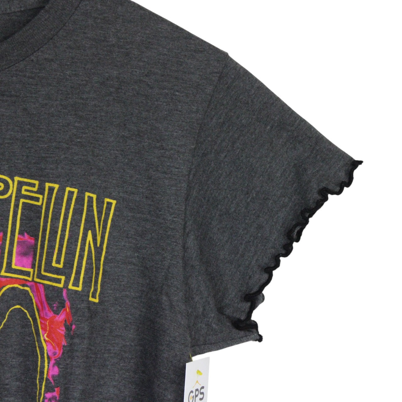 LED ZEPPELIN Reworked Cropped T-Shirt | Large