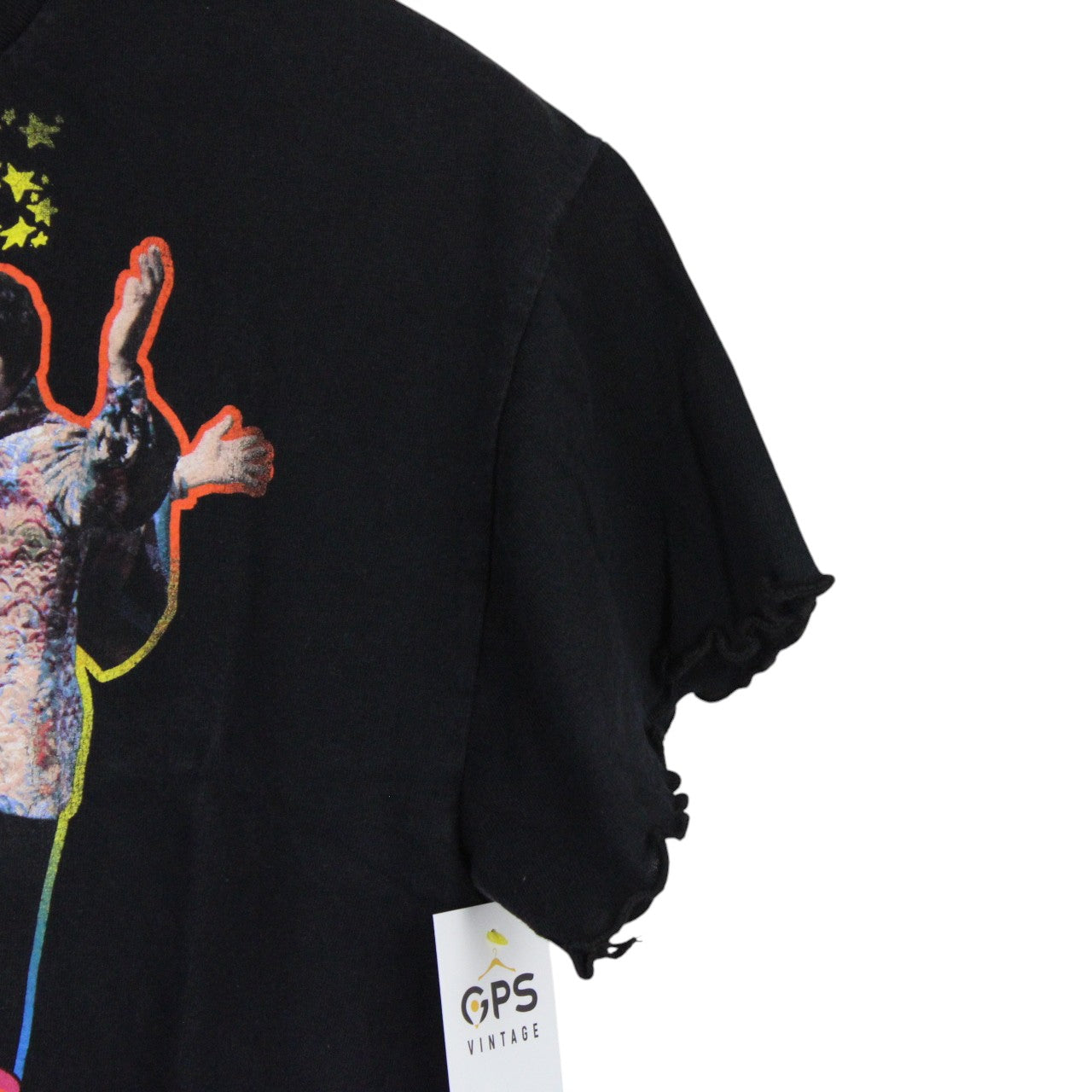 THE BEATLES Reworked Cropped T-Shirt | Large