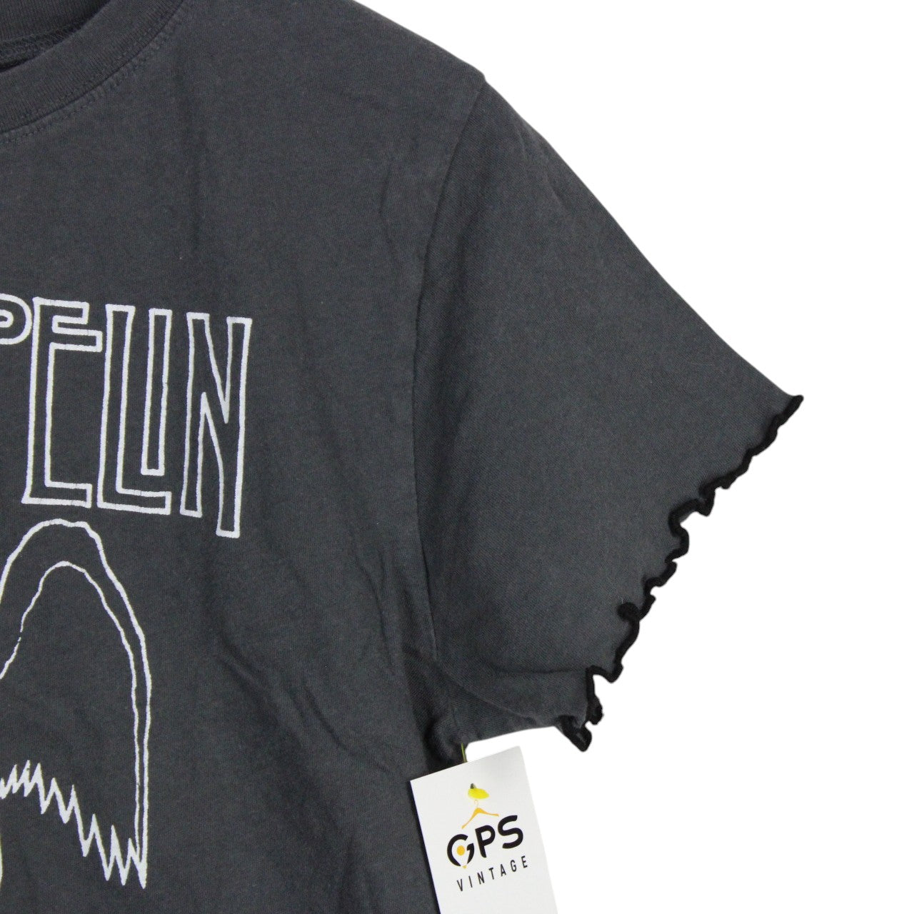 LED ZEPPELIN Reworked Cropped T-Shirt | Large