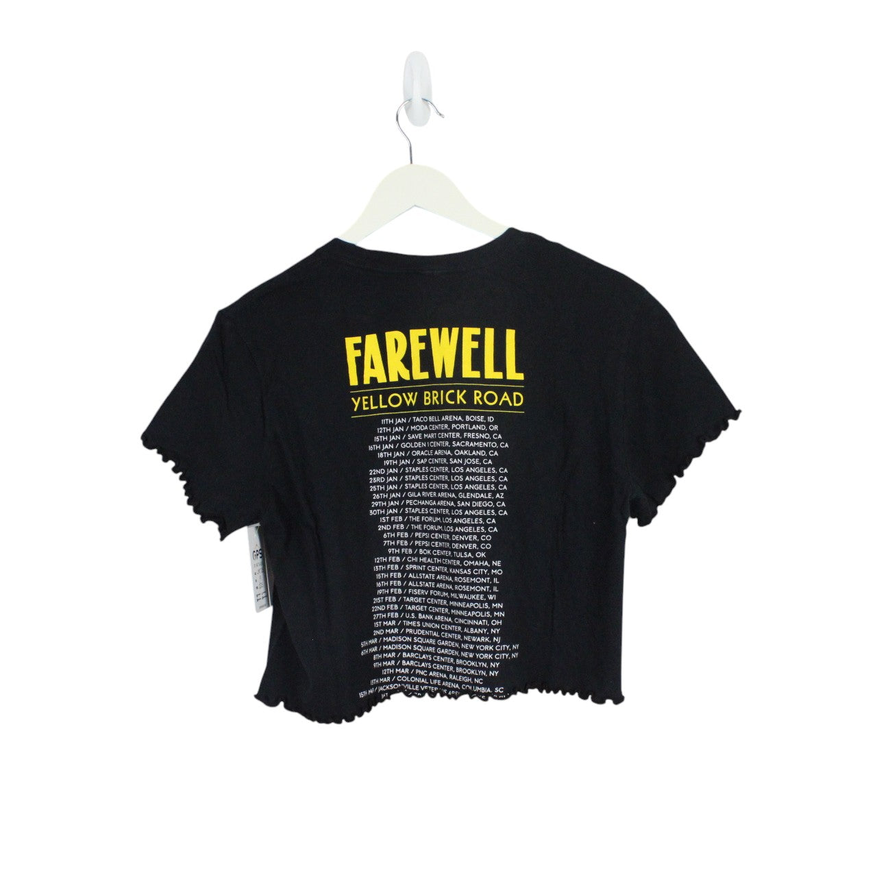 ELTON JOHN Reworked Cropped T-Shirt | Medium