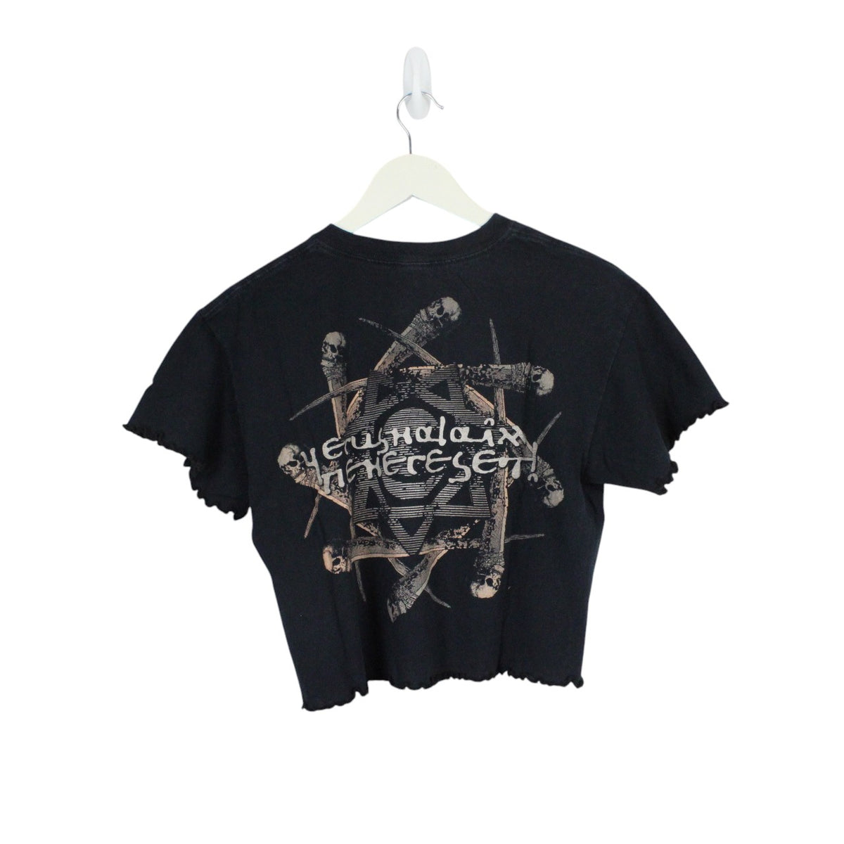 BEHEMOTH Reworked Cropped T-Shirt | Large