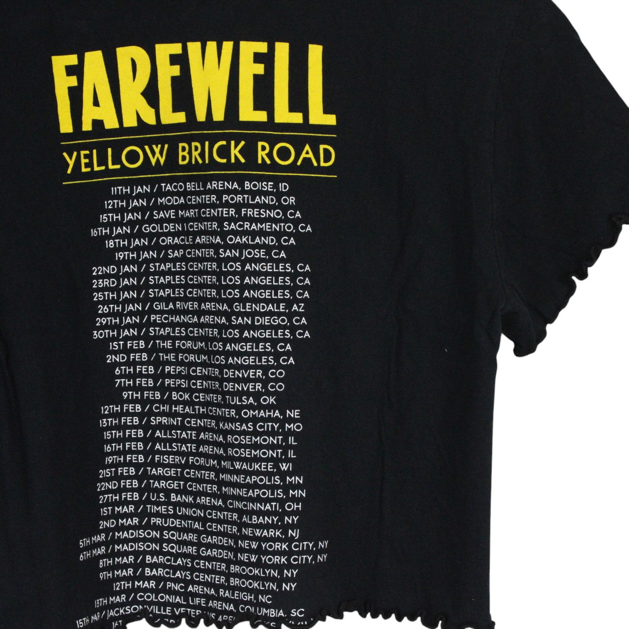 ELTON JOHN Reworked Cropped T-Shirt | Medium
