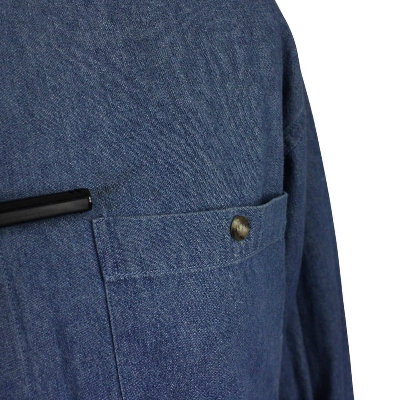 DENIM x FLANNEL Reworked Shirt | Small